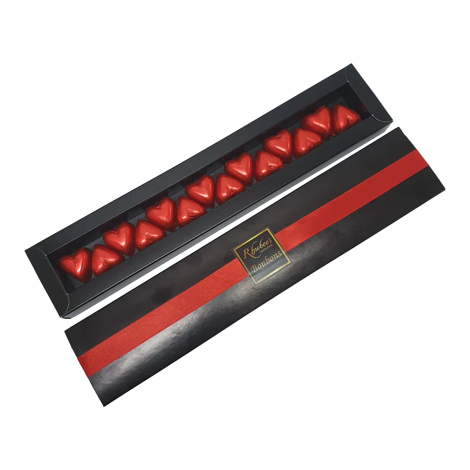 heart chocs in display box