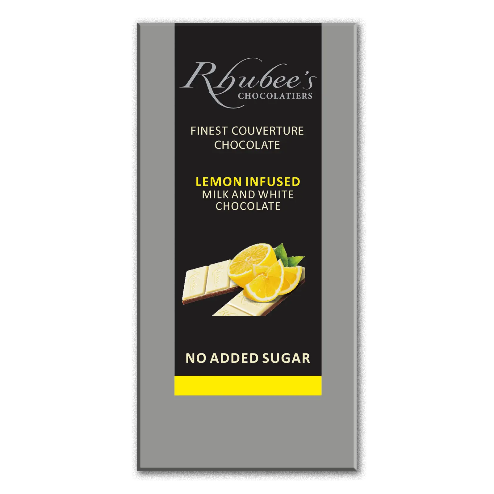 white and milk lemon chocolate